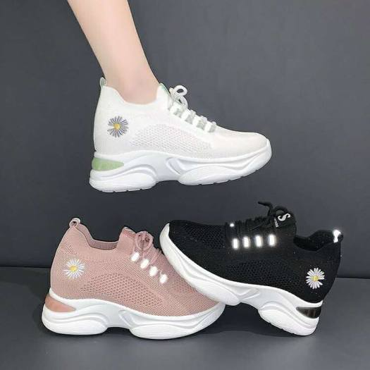 GIÀY ĐỘN ĐẾ NỮ CỔ CHUN 7 PHÂN TĂNG CHIỀU CAO - GIÀY ULZZANG NỮ HÀN QUỐC