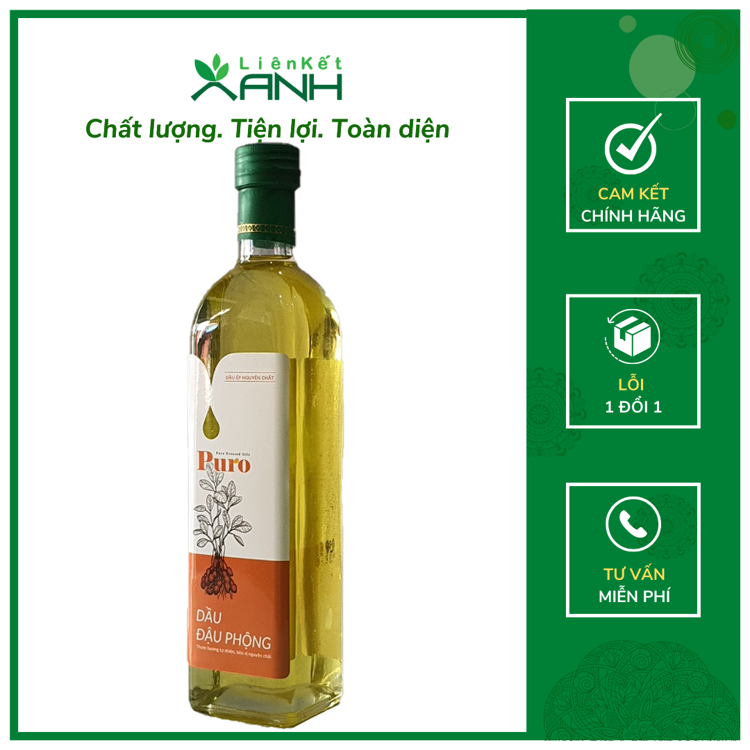 [FREESHIP] DẦU ĐẬU PHỘNG PURO LIÊN KẾT XANH