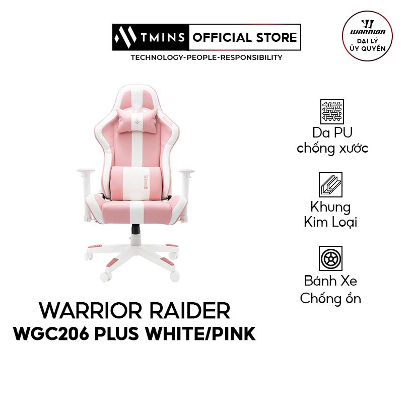 Ghế gaming warrior raider series wgc206 plus