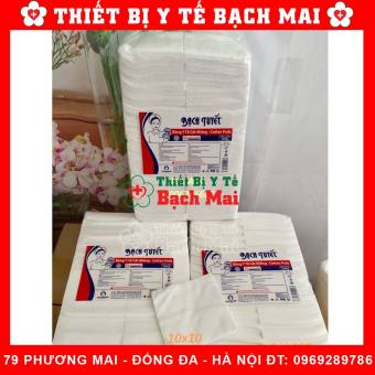Bông Y Tế Cắt Miếng Bạch Tuyết - Vệ Sinh Cho Bé, Dùng Cho Spa [10x10cm,7x7cm] - 7x7cm