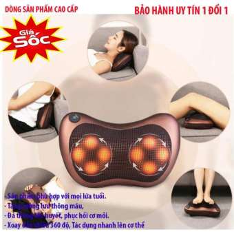 Gối Massage Tốt, Gối Massage Hồng Ngoại Loại Nào Tốt, Gối Massage Magic Pl 819, Gối Massage Lưng, Gối Masage Thư Giãn 8 Bi - Magic, Giảm Tình Trạng Căng Cơ, Tăng Cường Lưu Thông Máu Mẫu 1