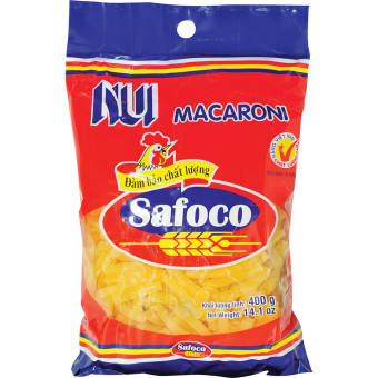 Nui ống lớn Safoco gói 400g