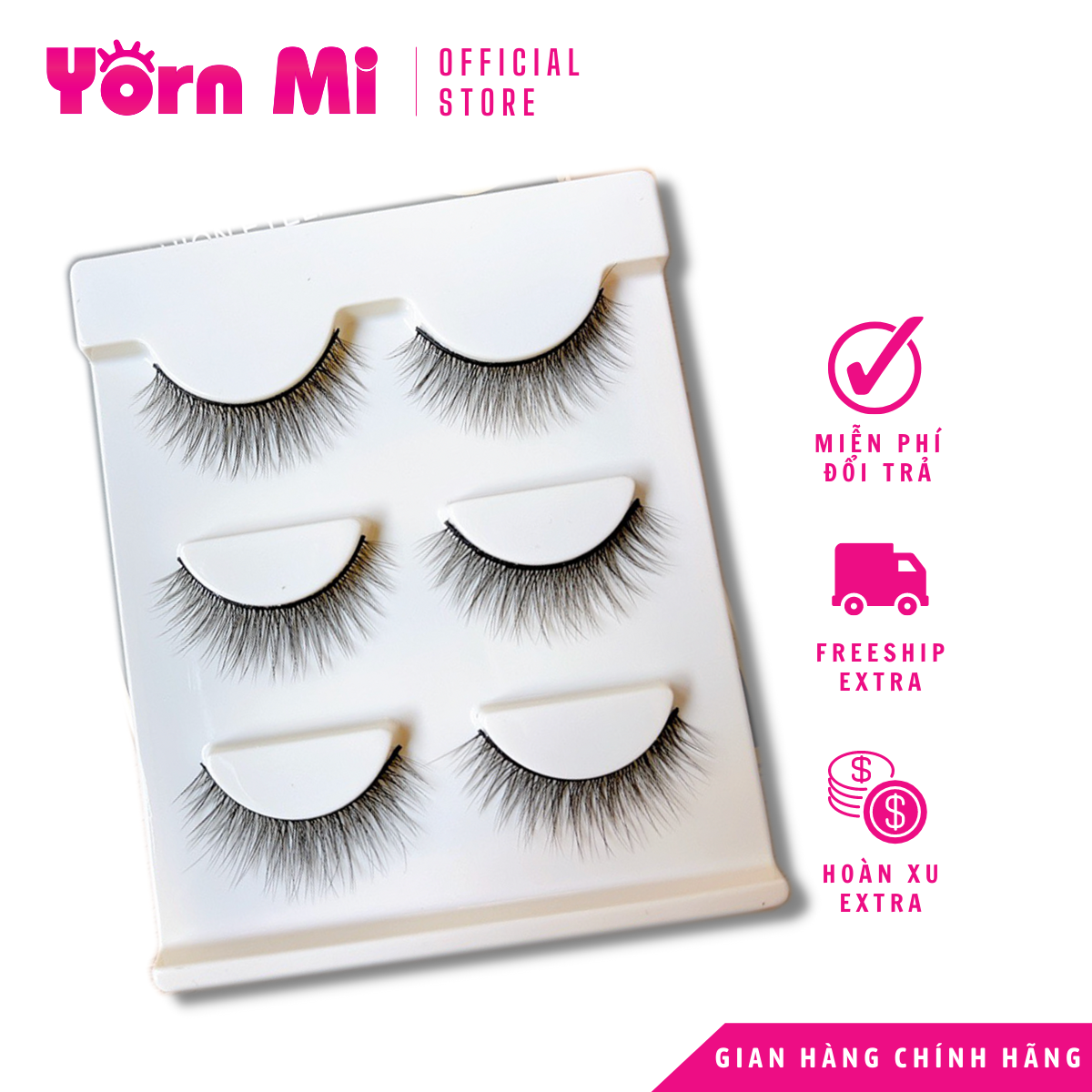 Lông mi giả 3d-01 sợi mảnh