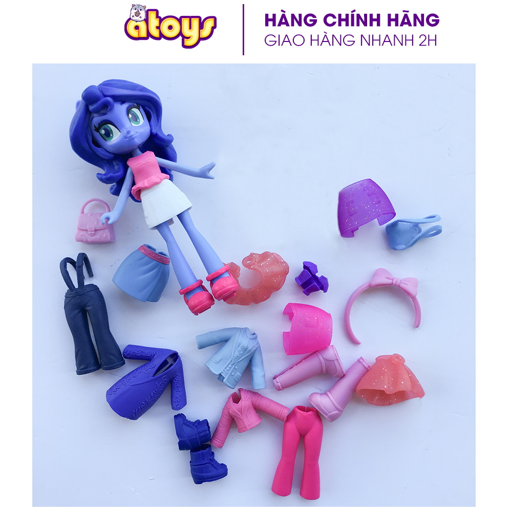 Đồ chơi búp bê Pony, set 1 búp bê & 10 phụ kiện, búp bê có khớp xoay thay thế được phụ kiện, hàng chính hãng, nobox