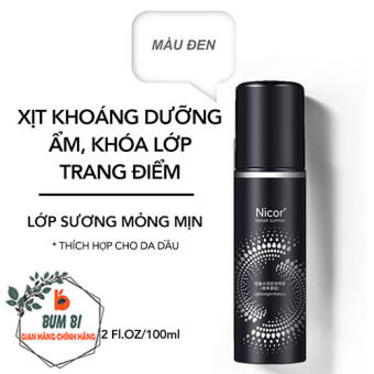 Xịt khóa nền makeup NICOR 100ml giúp tạo lớp màng bóng dưỡng ấm da, Xịt khoá nền căng bóng da làm da luôn mịn màng