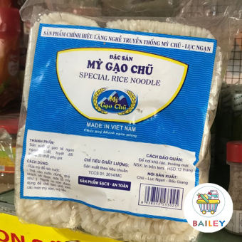 Mì gạo chũ đặc sản, dùng để nấu ăn sáng, mỳ sạch