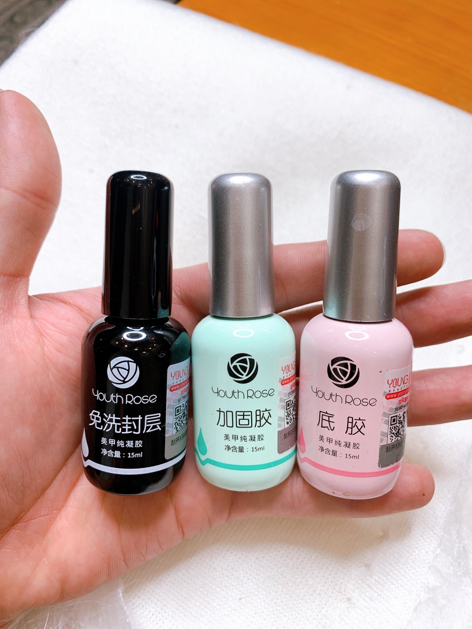 Base, top, cứng móng hoa hồng - set base, top, cứng móng hoa hồng, top bóng hoa hồng - trùm nail mi