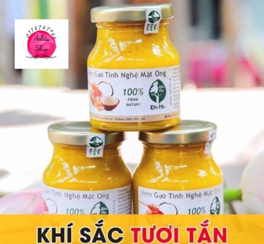 Kem gạo tinh nghệ mật ong Độc Mộc
