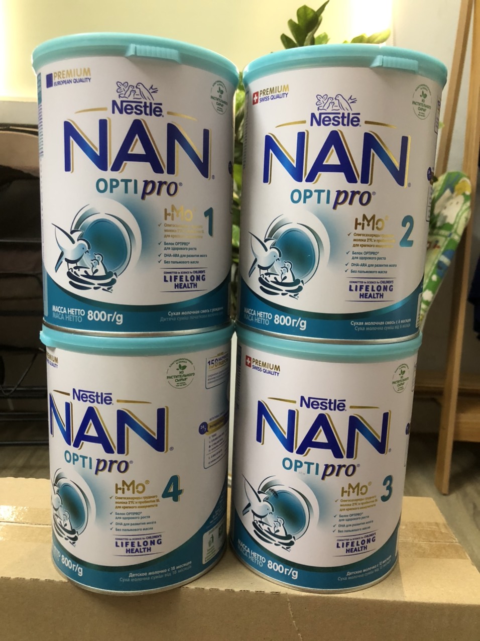 Sữa nan nga 800g số 1,2,3,4