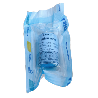 Garo cao su chỉnh hình kích thước 4x100cm sản xuất tại Việt Nam