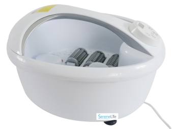 Bồn massage chân, bồn ngâm chân, bồn ngâm chân massage, bồn ngâm mát xa chân, bồn ngâm chân massage đa năng Senere Life USA SLFTSP17, với thiết kế 6 con lăn massage giúp massage toàn diện ở gan bàn chân của bạn