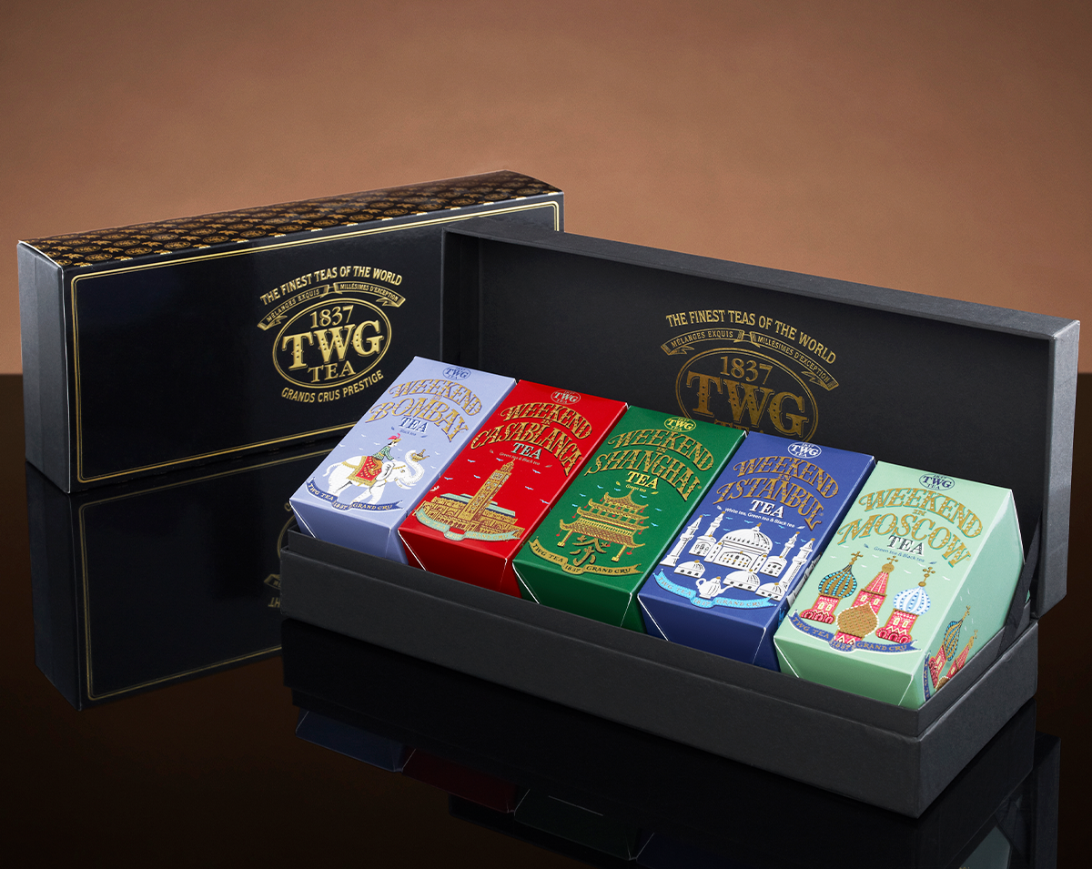 【新品】TWG MBS EXCLUSIVE WEEKEND GIFT SET TWG Tea | Spice Route Quinto Weekend Tea Set in Haute Couture Tea