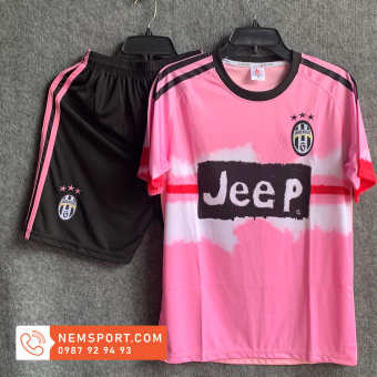 Áo Đá Bóng JUVENTUS Màu Hồng Sân Khách 2021