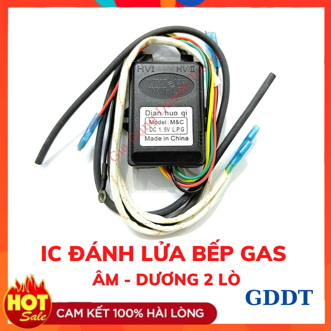Ic đánh điện dùng cho bếp gas âm dương 2 lò loại tốt