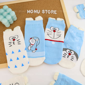 Tất vớ cổ thấp có tai DORAEMON DOREMON dễ thương cute MON0227