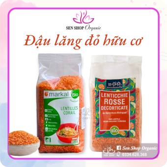 Đậu Lăng Đỏ Hữu Cơ (Organic Red Lentils) - 500gr