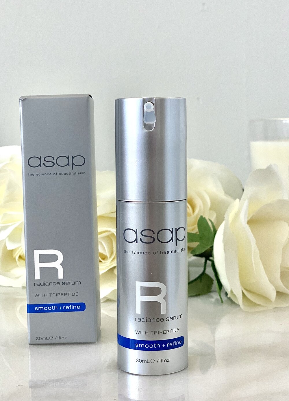 Tinh chất trẻ hóa và làm sáng da asap r radiance serum with tripeptide 30ml