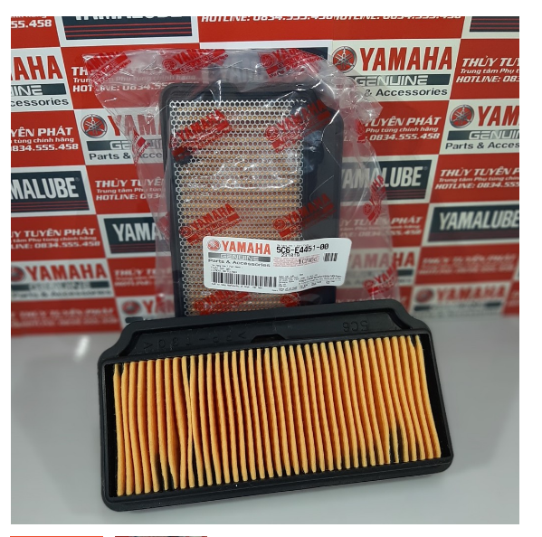Lọc gió Sirius đời xăng cơ , lọc gió Jupiter V zin chính hãng YAMAHA