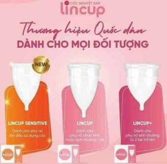 Cốc nguyệt san Lincup  chính hãng hàng nhập khẩu từ Mỹ