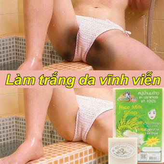 Xà phòng cam galong Xà Bông (Xà Phòng) Trắng Da Cám Gạo Jam Rice Milk Soap Thái Lan, Soap xà bông cam trắng da giảm mụn thâm sạch nhờn hiệu quả
