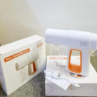 Súng Xịt Khử Khuẩn cầm tay Nano K6X, Tích Hợp 6 đèn UV diệt 99% vi khuẩn Máy Phun Khử Khuẩn Xịt Diệt Virus Chống Vi Khuẩn, được bán tại SHOP CLERVER.
