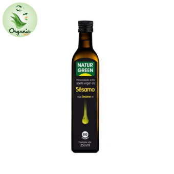 DẦU VỪNG (MÈ) HỮU CƠ ÉP LẠNH NATUR GREEN (250ml) - Organic Cold Pressed Sesame Oil