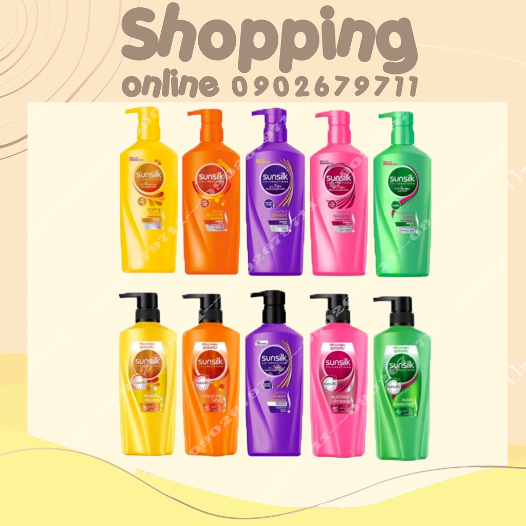 Dầu gội - Dầu xả Sunsilk Co-creations Thái Lan