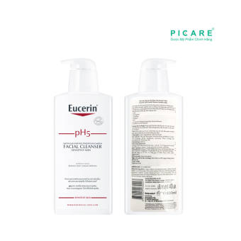 Eucerin Sữa Rửa Mặt pH5 Cho Da Nhạy Cảm Facial Cleanser Sensitive Skin 400ml
