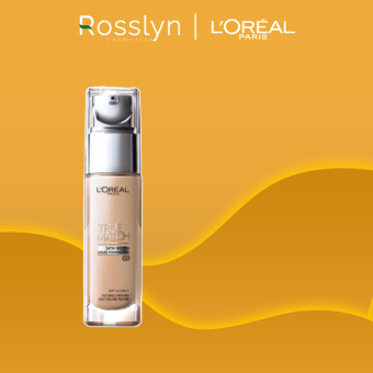 Kem Nền L'Oreal Paris True Match Liquid Foundation Lâu Trôi Dạng Lỏng 30ml Rosslyn