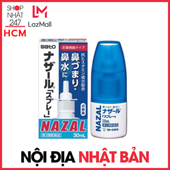 Xịt mũi Nhật Bản 30ml hạn chế viêm xoang, viêm mũi dị ứng hiệu quả