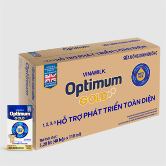 Sữa pha sẵn Optimum 110ml thùng 48 hộp