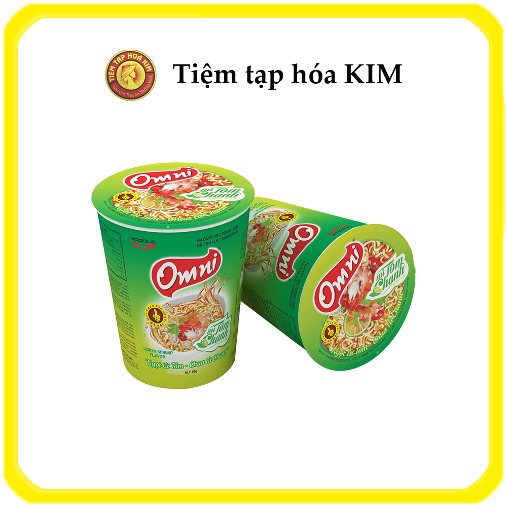 Mì Tôm Chanh Omni Ly 65G