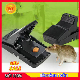 Bẫy Chuột Thông Minh - Cạm bẫy chuột loại kẹp răng cưa - Lò xo mạnh kẹp chuột khó thoát