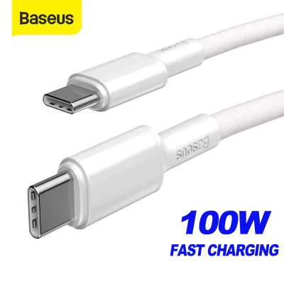 Baseus 100W USB C to Type C Cable for Xiaomi 10 Samsung S20 5A PD4.0 QC3.0 Fast Charging Cable for MacBook Pro iPad USB C Data Wire Cable (2)