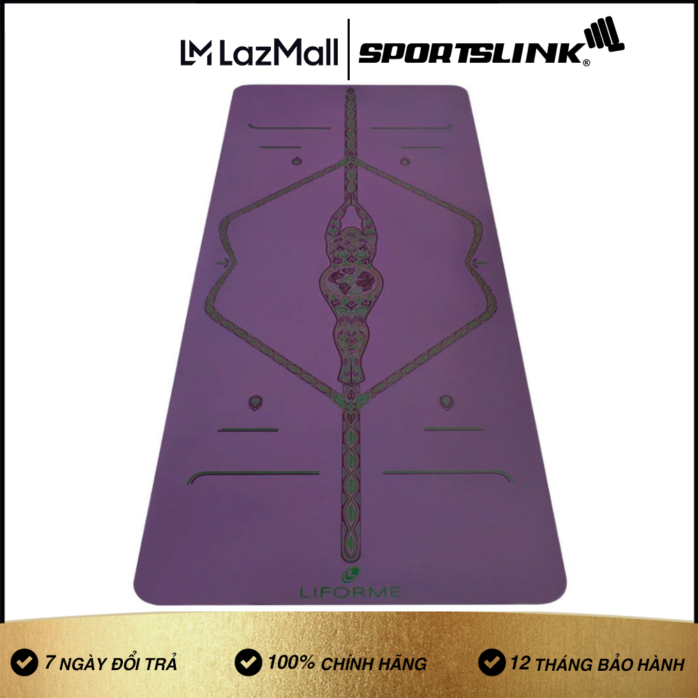 Thảm yoga định tuyến PU Liforme Mother Earth 4.2mm