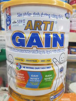 sữa bột Arti Gain (0-6 Tháng tuổi ) lon 800g