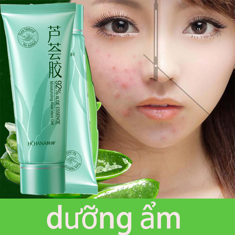 Gel lô hội hoàn hảo tự nhiên dành cho da nhạy cảm Gel Lô Hội cấp ẩm ,Gel lô hội 92% chiết xuất lô hội tinh chất lô hội dưỡng ẩm da mặt, làm trắng da