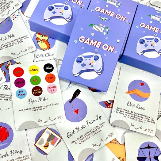 ♀ Bộ bài Drinking game Uống đê phiên bản Trò Chơi - Bài noc out cho các cặp đôi đội nhóm giải trí cho bữa tiệc