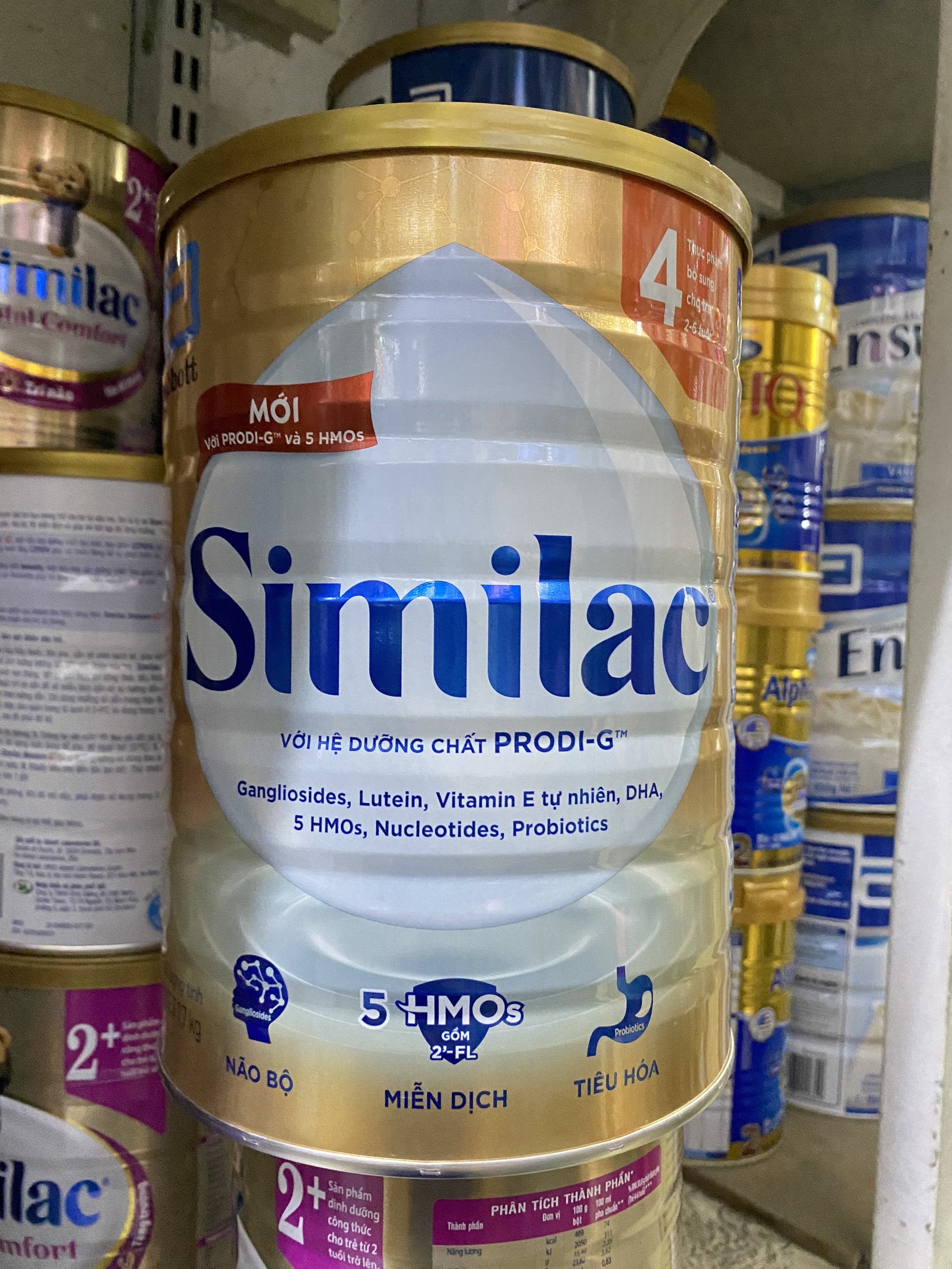 DATE MỚI Sữa Similac IQ 4 HMO, Cho Trẻ 2-6 Tuổi, 1.7kg