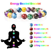 Chakra Healing Stone Bracelet by 