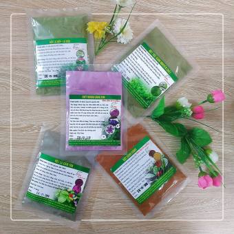Combo 4 gói bột tạo màu tự nhiên (Nếp, gấc, cẩm tím, dành)