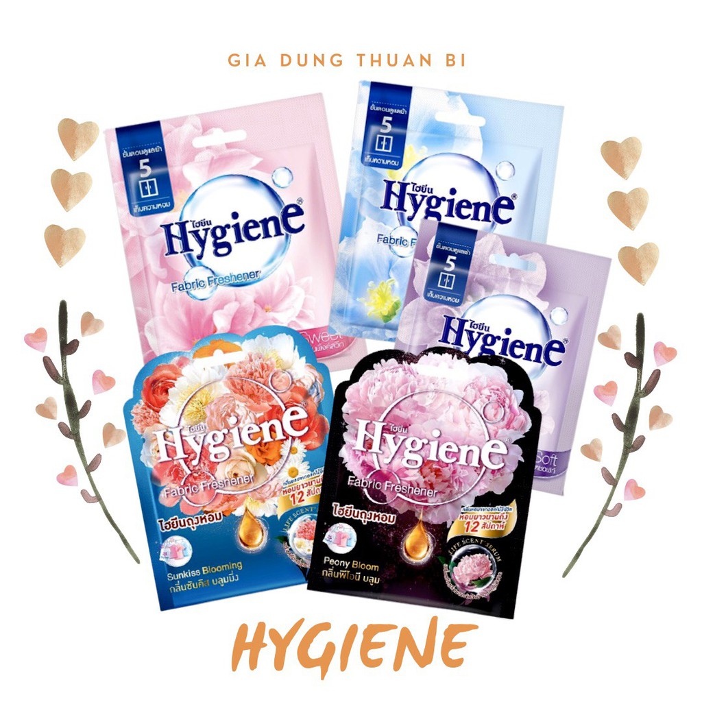 Túi thơm hygiene đậm đặc 8g Thái lan