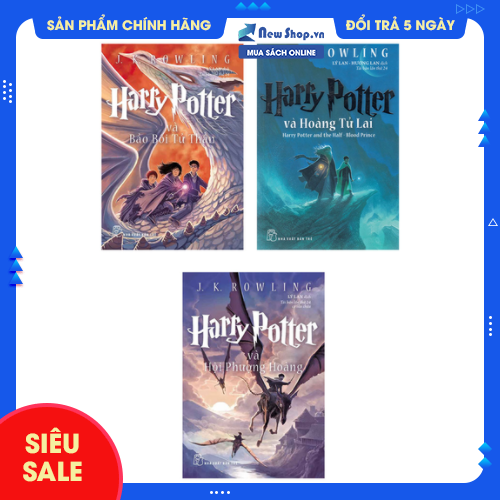 Sách - combo harry potter 3 tập - newshop