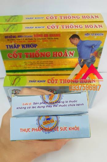 THẤP KHỚP CỐT THỐNG HOÀN - HỔ TRỢ ĐAU KHỚP - VIÊM ĐA XƯƠNG KHỚP - THOÁT VỊ ĐĨA ĐỆM