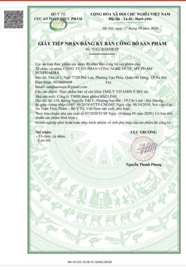 Viên Uống Đẹp Da Emily Vitamin E Đỏ 400IU – Thành Phần Dầu Hoa Anh Thảo, Dầu Lô hội,Dầu Hạt Lanh  Chống Lão Hoá Da Mạnh – Giảm Nám, Sạm, Tàng Nhang, ĐồiM, Vết Chân Chim.