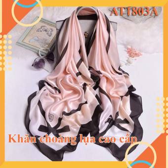 Khăn lụa vuông cao cấp 90x180cm-khăn quàng cổ thời trang cho nữ at1803