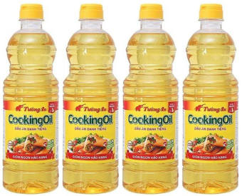 Combo 4 Chai Dầu Ăn Tường An Cooking Oil 1L