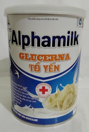 Sữa bột Alphamilk Glucerna Tổ Yến  ,tăng cường sức đề kháng , hỗ trợ xương khớp,tiêu hóa ,tưng cường sức khỏe cho người tiểu đường ,gout, huyết áp, đẹp da- Nguyên liệu nhập khẩu Newzealand, bách hóa ngọc châu – hộp 450g