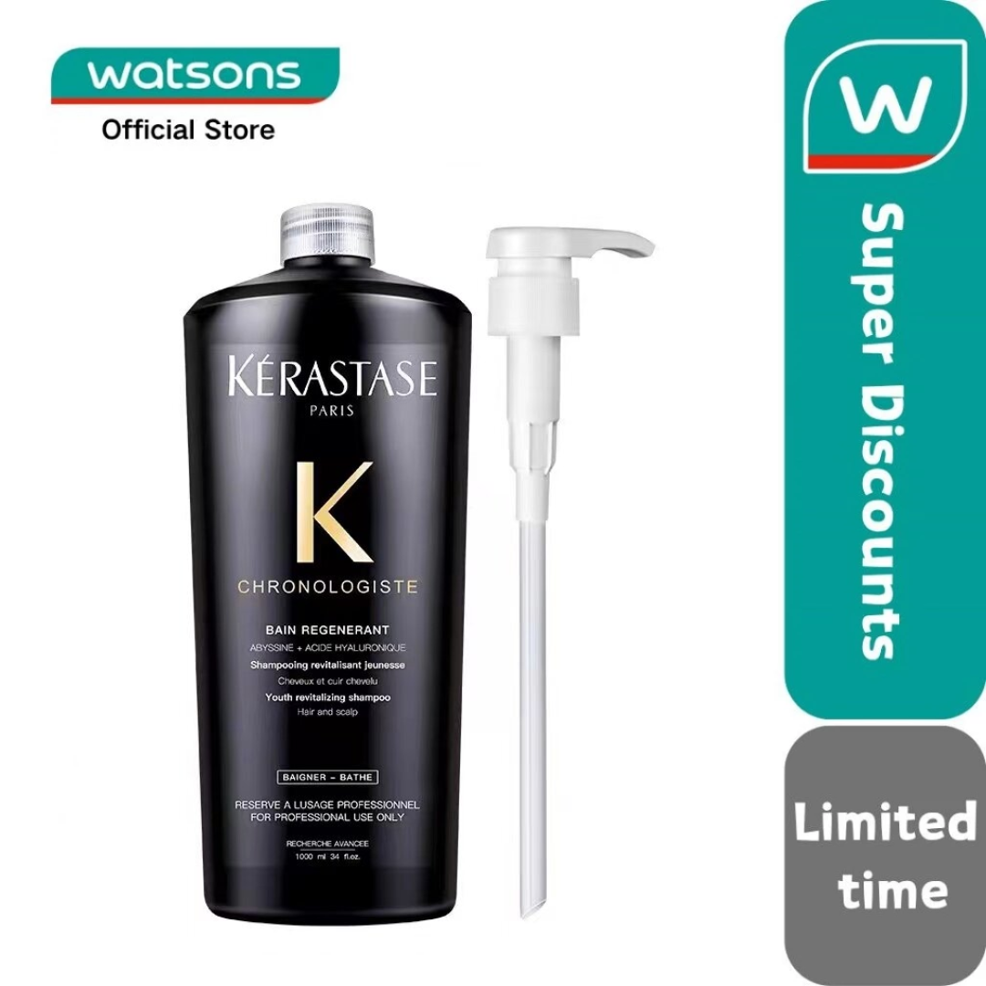 Kerastase 1000Ml Shampoo - Chronologiste Regenerating, Densifiqe