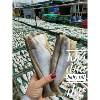 Khô Dứa nuôi baby 3 nắng khô ráo 1kg (giao tphcm)